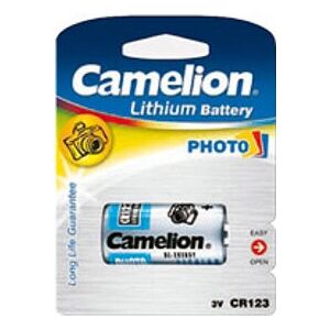 Pile au lithium Camelion CR123A - Batterie spéciale pour caméra 3V - Publicité Pile au lithium Camelion CR123A - Batterie spéciale pour caméra 3V - Publicité