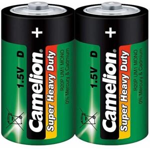 Camelion R20P-SP2G - Batterij - Zink-Koolstof - 1,5V - Verpakking van 2 Camelion R20P-SP2G - Batterij - Zink-Koolstof - 1,5V - Verpakking van 2