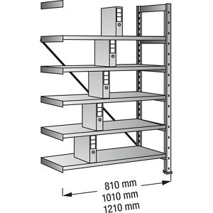 Kaiser+Kraft Estantería Galvanizada 1920 mm - Ampliación Kaiser+Kraft Estantería Galvanizada 1920 mm - Ampliación
