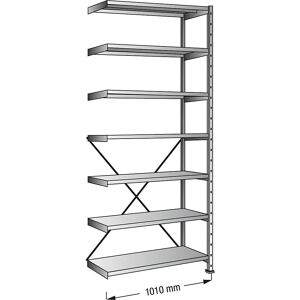 Estantería Modular Kaiser Kraft - Ajustable, Galvanizada - 7 Baldas Estantería Modular Kaiser Kraft - Ajustable, Galvanizada - 7 Baldas