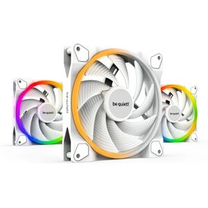 be quiet! Light Wings 140mm PWM ARGB Case Fans - White Triple Pack be quiet! Light Wings 140mm PWM ARGB Case Fans - White Triple Pack