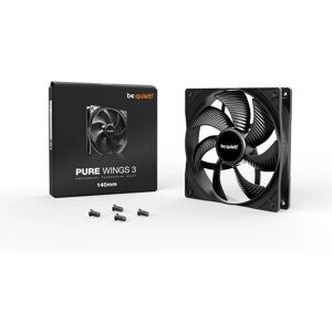 be quiet! Pure Wings 3 140mm Computer case Fan - Black be quiet! Pure Wings 3 140mm Computer case Fan - Black