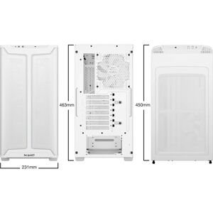 be quiet! Pure Base 501 DX White Midi Tower - PC Case be quiet! Pure Base 501 DX White Midi Tower - PC Case