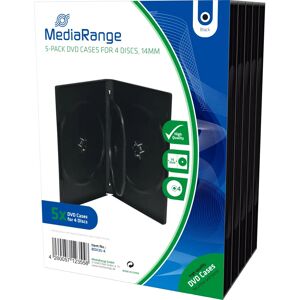 MediaRange Model: BOX35-4 - DVD pouzdro - 4 disky - Černá MediaRange Model: BOX35-4 - DVD pouzdro - 4 disky - Černá
