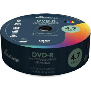 MediaRange MR407 4.7GB DVD-R 16x Printable - DVD-R Discs MediaRange MR407 4.7GB DVD-R 16x Printable - DVD-R Discs