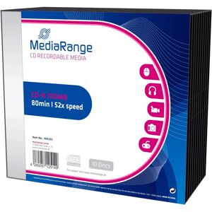 MediaRange MR205 700MB 52x Pack Slimcase - Dischi CD-R MediaRange MR205 700MB 52x Pack Slimcase - Dischi CD-R