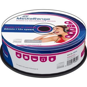MediaRange MR223 80min 700MB Audio CD-R - CD-R Discs MediaRange MR223 80min 700MB Audio CD-R - CD-R Discs