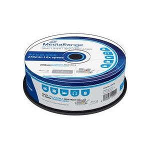 MediaRange MR510 50GB Dvouvrstvý Blu-ray disk - Vytisknutelný, 25 ks MediaRange MR510 50GB Dvouvrstvý Blu-ray disk - Vytisknutelný, 25 ks