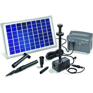 Kit pompe solaire avec batterie et éclairage LED - Esotec Napoli 101774 - Publicité Kit pompe solaire avec batterie et éclairage LED - Esotec Napoli 101774 - Publicité