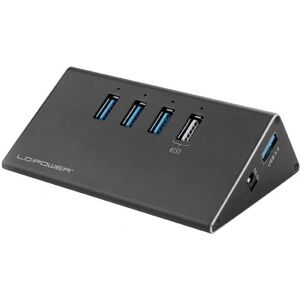 LC Power LC-HUB-ALU-2B-4 - 4er USB 3.0 Hub - Schwarz LC Power LC-HUB-ALU-2B-4 - 4er USB 3.0 Hub - Schwarz