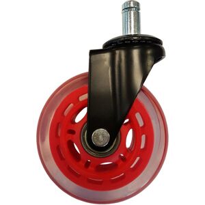LC-Power LC-CASTERS-7BR-SPEED Office Chair Part - Swivel Rubber Wheels LC-Power LC-CASTERS-7BR-SPEED Office Chair Part - Swivel Rubber Wheels