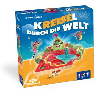Huch! Draai door de wereld - Familiespel Huch! Draai door de wereld - Familiespel