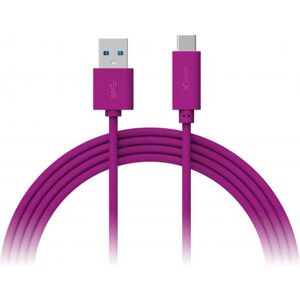 XLayer - 214352 - USB A to USB C - Violet - Cable XLayer - 214352 - USB A to USB C - Violet - Cable