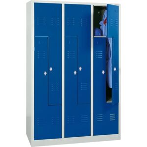 Gürkan Aufbewahrungsschrank - Modell 106584, 6 Fächer, Stahl, Lichtgrau & Blau Gürkan Aufbewahrungsschrank - Modell 106584, 6 Fächer, Stahl, Lichtgrau & Blau