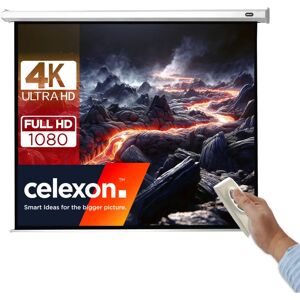 Écran électrique mural Celexon - 4:3 240 x 180cm, Télécommande & Contrôle mural - Publicité Écran électrique mural Celexon - 4:3 240 x 180cm, Télécommande & Contrôle mural - Publicité