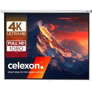 Celexon 4:3 220cm x 165cm Manuelle Economy Wandleinwand - Projektionsschirm Celexon 4:3 220cm x 165cm Manuelle Economy Wandleinwand - Projektionsschirm