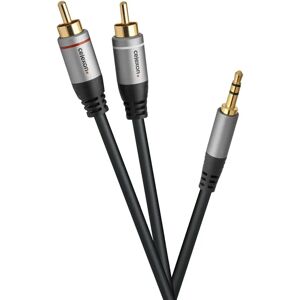 Câble audio Celexon - 3m, RCA & 3,5mm, Noir - Publicité Câble audio Celexon - 3m, RCA & 3,5mm, Noir - Publicité