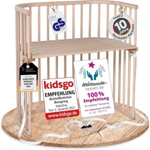 babybay Boxspring mit Matratze und Bezug Beistellbett natur unbehandelt babybay Boxspring mit Matratze und Bezug Beistellbett natur unbehandelt