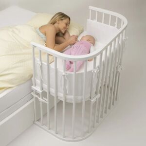 babybay Weißes Boxspringbett mit Matratze & Bezug babybay Weißes Boxspringbett mit Matratze & Bezug