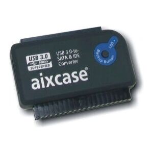 Aixcase Blackline AIX-BLUSB3SI-PS - Adaptateur SATA USB - Supporte 3TB - Publicité Aixcase Blackline AIX-BLUSB3SI-PS - Adaptateur SATA USB - Supporte 3TB - Publicité