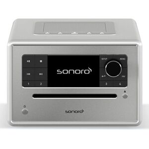 Sonoro Elite X - Radio Internet 360° avec lecteur CD - Argent - Publicité Sonoro Elite X - Radio Internet 360° avec lecteur CD - Argent - Publicité