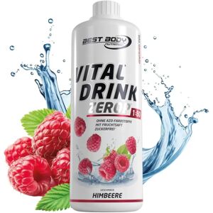 Vital Drink Zerop - Best Body Nutrition - Framboise - 1000 Ml - Publicité Vital Drink Zerop - Best Body Nutrition - Framboise - 1000 Ml - Publicité