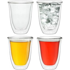 Szklanki podwójne Creano 250ml "DG-V", zestaw 4 sztuk Szklanki podwójne Creano 250ml "DG-V", zestaw 4 sztuk