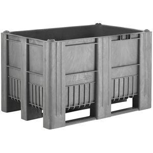 Kaiserkraft Palettenbox - 470L, Hellgrau, Stapelbar Kaiserkraft Palettenbox - 470L, Hellgrau, Stapelbar