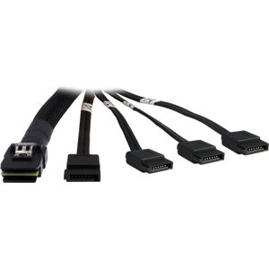 Inter-Tech SATA/SAS-Kabel - 65cm - Schwarz Inter-Tech SATA/SAS-Kabel - 65cm - Schwarz