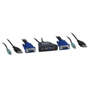 Inter-Tech KVM-LS-21JA - VGA USB Switch for Desktop Inter-Tech KVM-LS-21JA - VGA USB Switch for Desktop