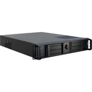 Inter-Tech Sorte 2U Rack Server Kabinet - Understøtter ATX, Støvfilt Inter-Tech Sorte 2U Rack Server Kabinet - Understøtter ATX, Støvfilt