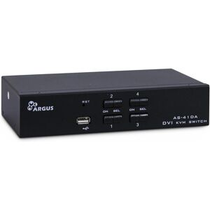 Inter-Tech KVM-AS-41DA DVI 4-Port Switch - Black Inter-Tech KVM-AS-41DA DVI 4-Port Switch - Black