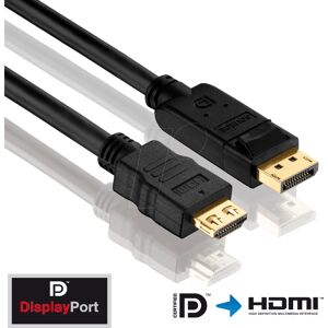 PureLink PI5100-030 HDMI to DisplayPort Cable - 3m Black PureLink PI5100-030 HDMI to DisplayPort Cable - 3m Black