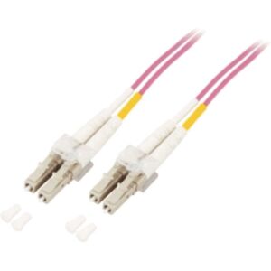 Câble Fibre Optique LC Violet M-Cab 7003403 - 3m - OM4 - Réseau Multimode Câble Fibre Optique LC Violet M-Cab 7003403 - 3m - OM4 - Réseau Multimode