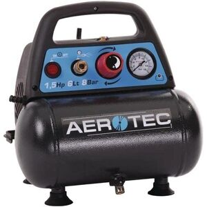 Compressore d'aria portatile Aerotec 6L - Senza olio, 8 Bar Compressore d'aria portatile Aerotec 6L - Senza olio, 8 Bar