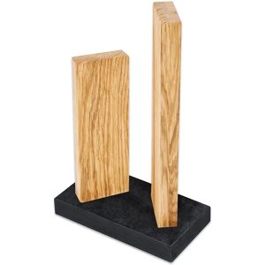 KAI Stonehenge Messblok - Eikenhout en grijs graniet - Voor 4 messen KAI Stonehenge Messblok - Eikenhout en grijs graniet - Voor 4 messen