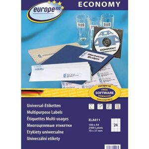 Avery ELA011 Druckeretikett - Selbstklebend - Weiß - Für Drucker Avery ELA011 Druckeretikett - Selbstklebend - Weiß - Für Drucker