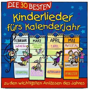 Simone Sommerland - 30 Best Children's Songs Calendar Year - Educational & Festive Simone Sommerland - 30 Best Children's Songs Calendar Year - Educational & Festive