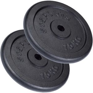 ScSPORTS 30kg Súlyplaten Készlet - Tartós Vas Fitness Korongok ScSPORTS 30kg Súlyplaten Készlet - Tartós Vas Fitness Korongok