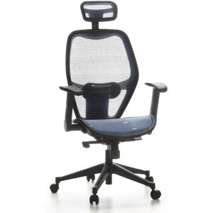 hjh OFFICE Air-Port Chaise de Bureau Ergonomique en Maille Bleue - Publicité hjh OFFICE Air-Port Chaise de Bureau Ergonomique en Maille Bleue - Publicité