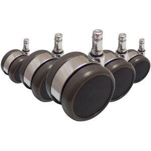 hjh OFFICE 5x Rolkleur Rolo Lux 11mm/65mm voor Kantoorstoelen - Harde Vloeren hjh OFFICE 5x Rolkleur Rolo Lux 11mm/65mm voor Kantoorstoelen - Harde Vloeren