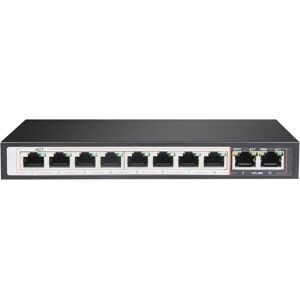 Lupus-Electronics 10 Canal Gigabit PoE Switch - Commutateur Réseau - Publicité Lupus-Electronics 10 Canal Gigabit PoE Switch - Commutateur Réseau - Publicité