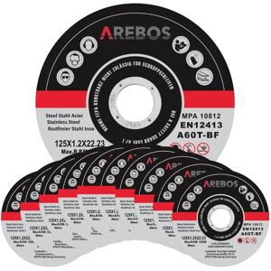 Discos de corte AREBOS 200 - Acero inoxidable - 125mm - EN 12413 Discos de corte AREBOS 200 - Acero inoxidable - 125mm - EN 12413