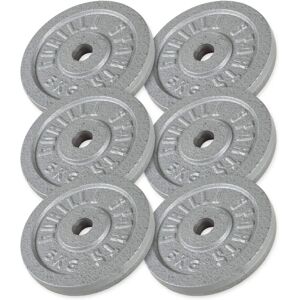 Gorilla Sports Valuraudasta valmistetut painolastat 6x5kg - Painolastat Gorilla Sports Valuraudasta valmistetut painolastat 6x5kg - Painolastat