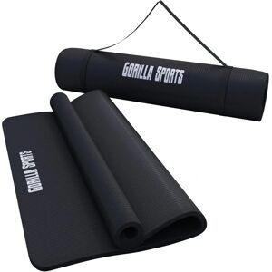 Tapis de Yoga Gorilla Sports - 190x100cm - Noir - Accessoires de fitness - Publicité Tapis de Yoga Gorilla Sports - 190x100cm - Noir - Accessoires de fitness - Publicité