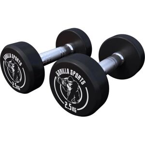 Gorilla Sports Fasta hantlar - 2x2,5kg - Träningsutrustning Gorilla Sports Fasta hantlar - 2x2,5kg - Träningsutrustning