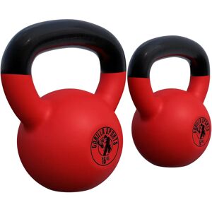 GORILLA SPORTS Kettlebell en vinyle - 28kg - Rouge & Noir - Entraînement musculaire - Publicité GORILLA SPORTS Kettlebell en vinyle - 28kg - Rouge & Noir - Entraînement musculaire - Publicité