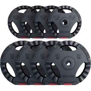Disques de poids PRO Trigrip Gorilla Sports - 4x5kg 4x2,5kg - Publicité Disques de poids PRO Trigrip Gorilla Sports - 4x5kg 4x2,5kg - Publicité
