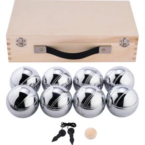 Engelhart 010206 Jeu de Pétanque - 8 Boules en Acier en Boîte en Bois - Publicité Engelhart 010206 Jeu de Pétanque - 8 Boules en Acier en Boîte en Bois - Publicité