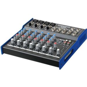 Pronomic M-802 Míchací pult - Profesionální 8-kanálový mixér s EQ a efekty Pronomic M-802 Míchací pult - Profesionální 8-kanálový mixér s EQ a efekty